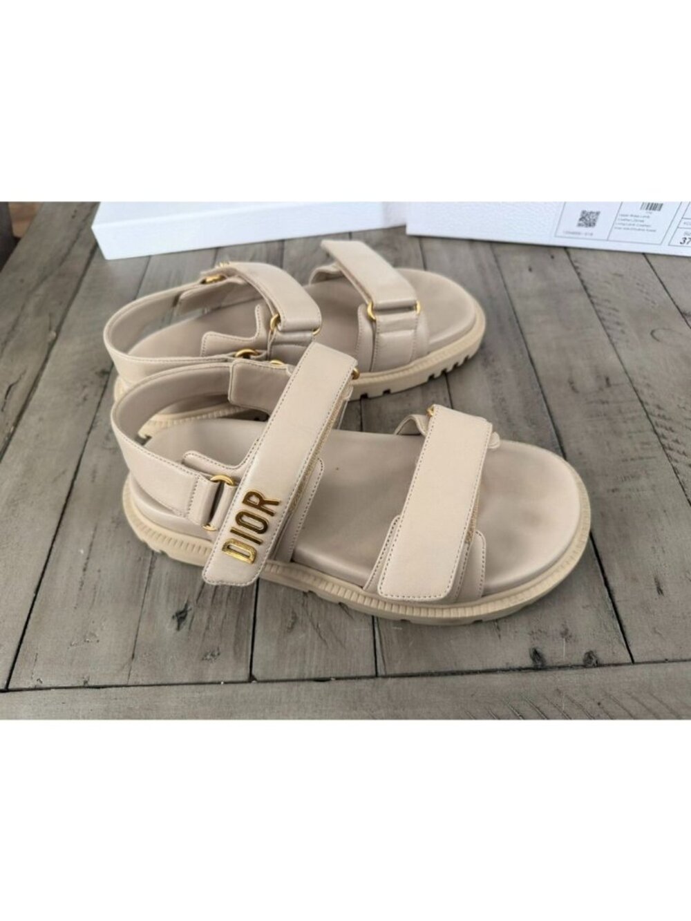 Lambskin Dioract 10mm Sandals Size 37 7 - Picture 6 of 10